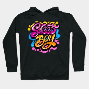 Sweet Boy Typography Lettering Hoodie